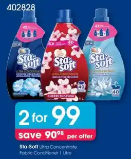 Clicks Sta-Soft Ultra Concentrate Fabric Conditioner offer