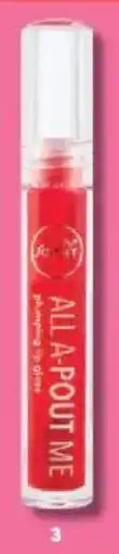 Clicks Sorbet All A-Pout Me Plumping Lip Gloss offer