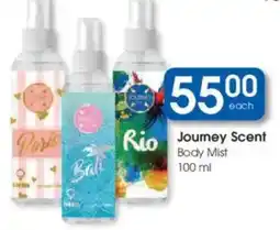 Clicks Journey Scent Body Mist offer
