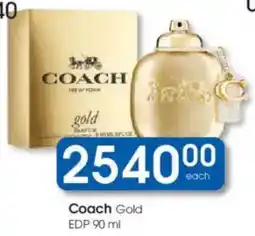 Clicks Coach Gold EDP offer