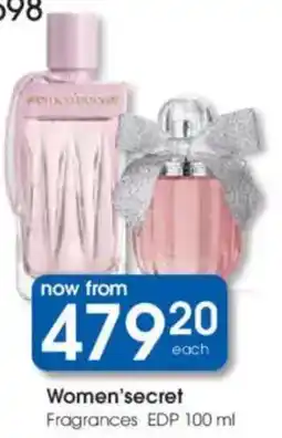 Clicks Women'secret Fragrances EDP offer