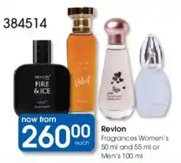 Clicks Revlon Fragrances Women's or Men's offer