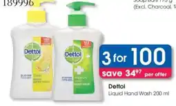 Clicks Dettol Liquid Hand Wash offer