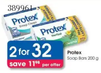 Clicks Protex Soap Bars offer