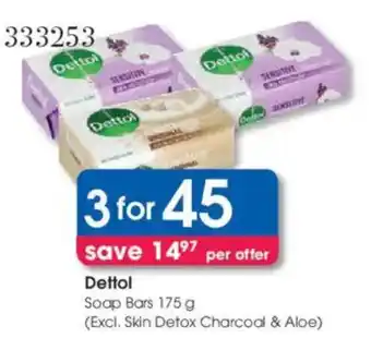 Clicks Dettol Soap Bars offer