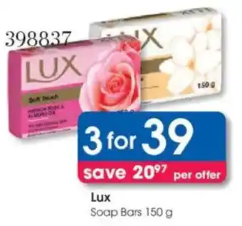 Clicks Lux Soap Bars offer