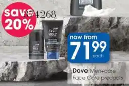 Clicks Dove Men+ Care Face Care products offer