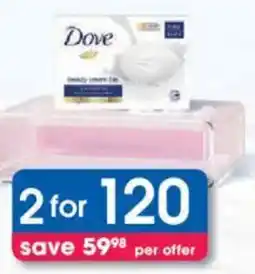 Clicks Dove Beauty Bar offer