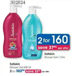 Clicks Satiskin Shower Gel offer