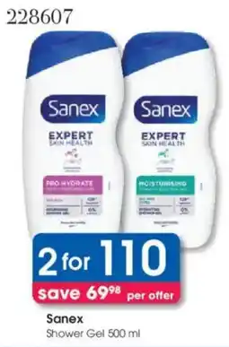 Clicks Sanex Shower Gel offer