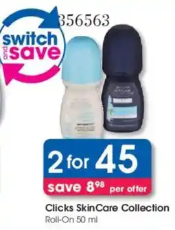 Clicks Clicks Skin Care Collection Roll-On offer