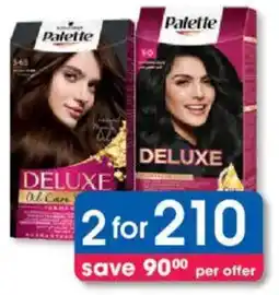 Clicks Schwarzkopf Palette Deluxe Hair Colour Products offer