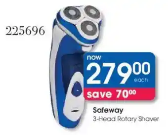 Clicks Safeway 3-Head Rotary Shaver offer