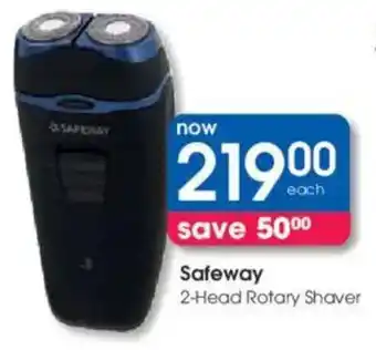 Clicks Safeway 2-Head Rotary Shaver offer