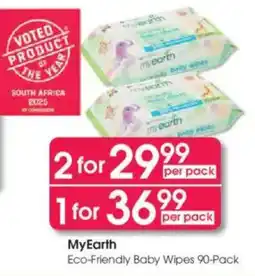 Clicks MyEarth Eco-Friendly Baby Wipes offer