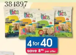 Clicks Clicks Made 4 Tots Mini Rice Cakes offer