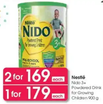 Clicks Nestlé Nido 3+ Powdered Drink for Growing Children offer