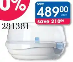 Clicks Philips Avent Microwave Steam Steriliser offer
