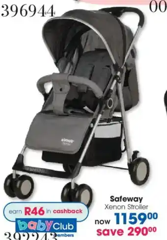 Clicks Safeway Xenon Stroller offer