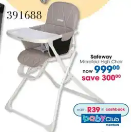 Clicks Safeway Microfold High Chair offer