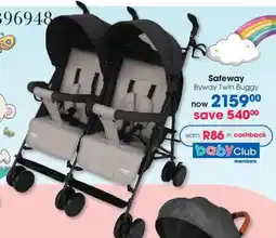 Clicks Safeway Byway Twin Buggy offer