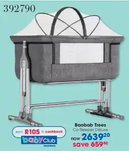 Clicks Baobab Trees Co-Sleeper Deluxe offer