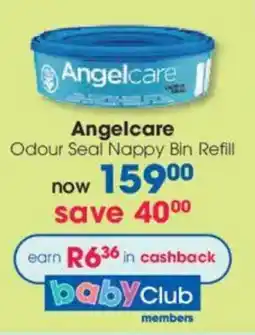 Clicks Angelcare Odour Seal Nappy Bin Refill offer