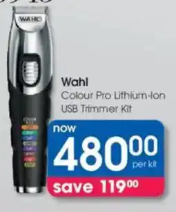 Clicks Wahl Colour Pro Lithium-Ion USB Trimmer Kit offer