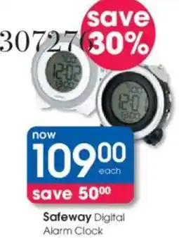 Clicks Safeway Digital Alarm Clock offer