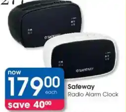 Clicks Safeway Radio Alarm Clock offer