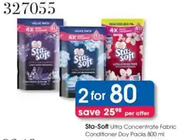 Clicks Sta-Soft Ultra Concentrate Fabric Conditioner Doy Packs offer