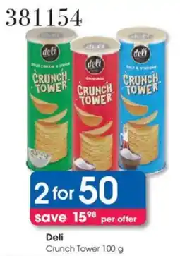 Clicks Deli Crunch Tower offer