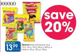 Clicks Beacon Maynards Sweets or Mallows offer