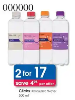 Clicks Clicks Flavoured Water offer