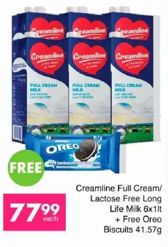 Save Creamline Full Cream/ Lactose Free Long Life Milk offer