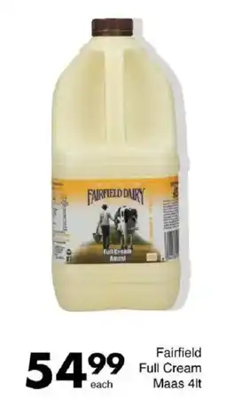 Save Fairfield Full Cream Maas offer