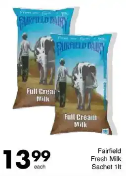 Save Fairfield Fresh Milk Sachet offer