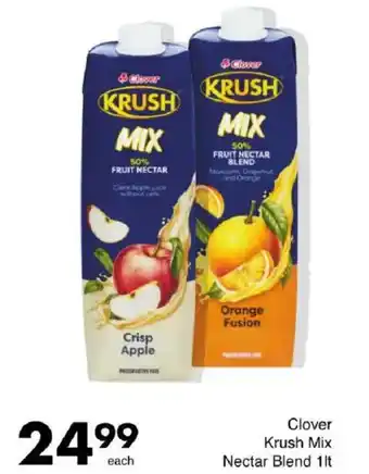 Save Clover Krush Mix Nectar Blend offer