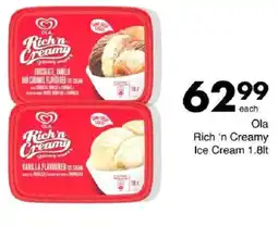 Save Ola Rich 'n Creamy Ice Cream offer