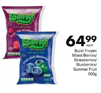 Save Burst Frozen Mixed Berries/ Strawberries/ Blueberries/ Summer Fruit offer