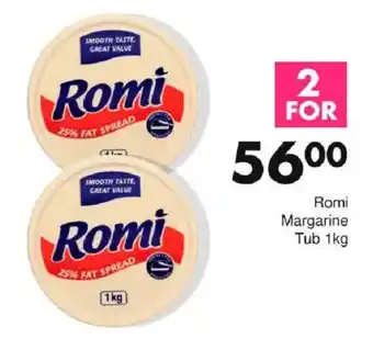 Save Romi Margarine Tub offer