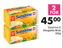 Save Sunshine D Margarine Brick offer