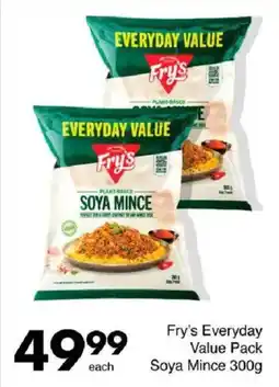Save Fry's Everyday Value Pack Soya Mince offer