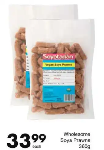 Save Wholesome Soya Prawns offer