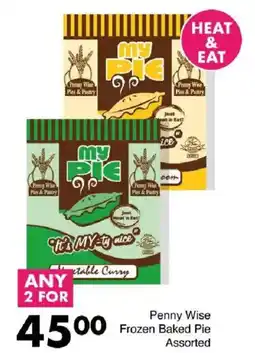 Save Penny Wise Frozen Baked Pie Assorted offer