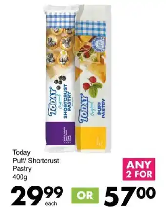 Save Today Puff/ Shortcrust Pastry offer