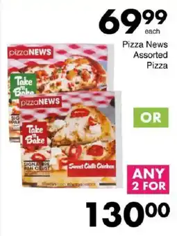 Save Pizza News Assorted Pizza offer