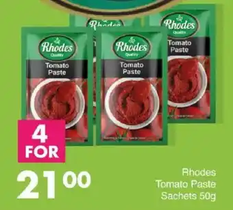Save Rhodes Tomato Paste Sachets offer