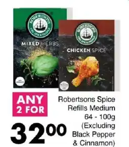 Save Robertsons Spice Refills Medium offer