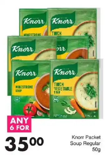 Save Knorr Packet Soup Regular offer